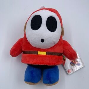 Little Buddy Shy Guy Plush Toy 6" NEW Super Mario Nintendo 1591